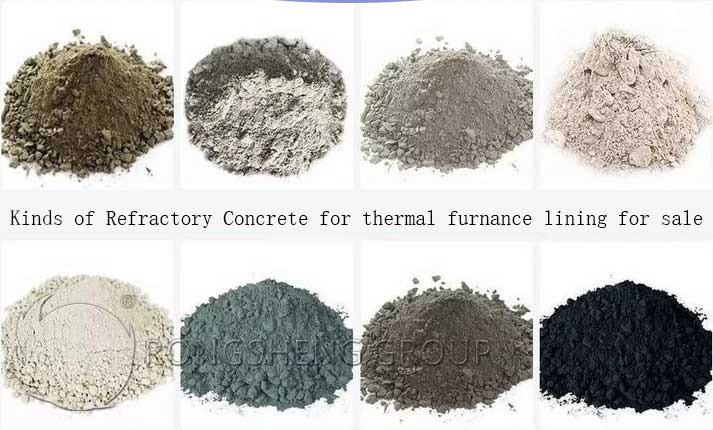 Kinds of Monolithic Refractory Materials