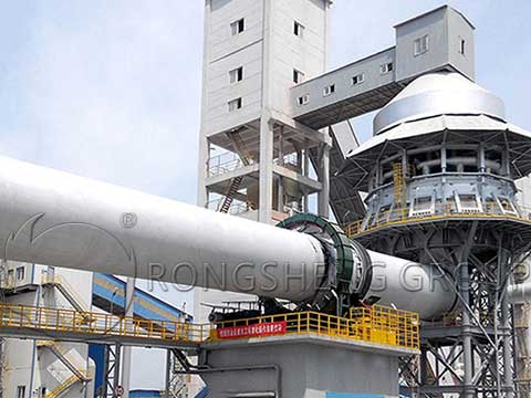 Rongsheng provide refractory castable for the Rotary Kiln