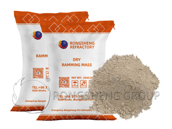 Dry Ramming Mix Materials from RS Refractory Factory